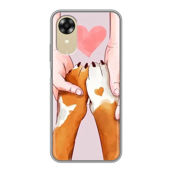 Чохол з принтом «Любовь до собак» для OPPO A17k Чохол з принтом «Любовь до собак» для OPPO A17k