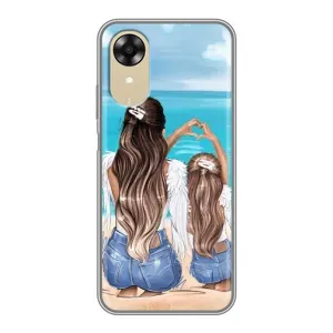 Чохол з друком для Oppo A17k - (Мама з дитинкою) (AlphaPrint)
