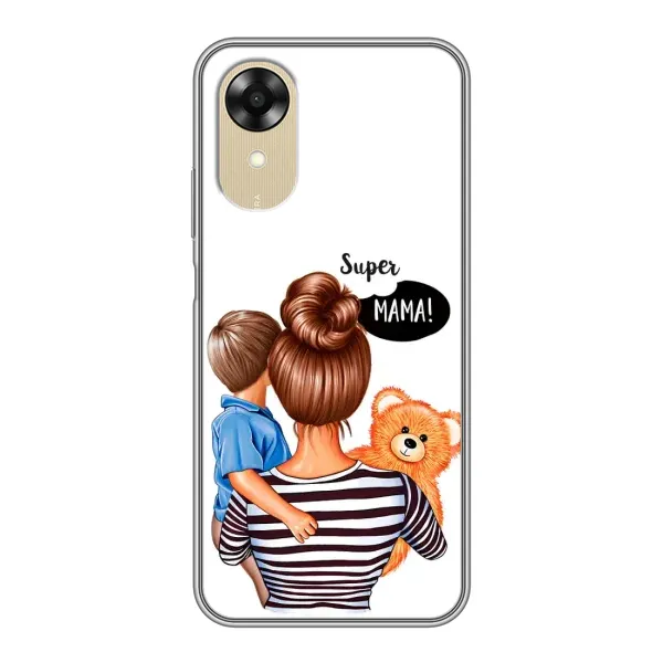 Чехол с принтом «Мама с сыном» для OPPO A17k