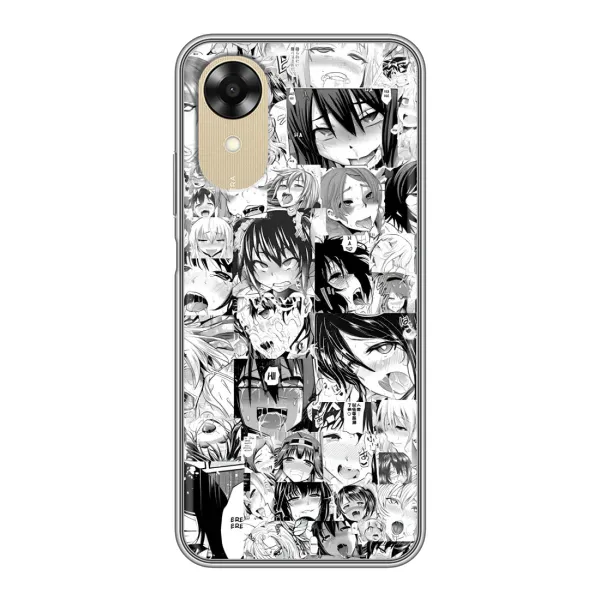 Чехол с принтом «Ahegao manga» для OPPO A17k
