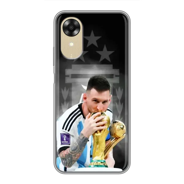 Чехол с принтом «Месси Чемпион» для OPPO A17k
