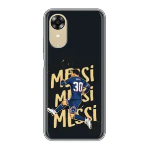 Чехлы для Oppo A17k (Leo чемпион) (AlphaPrint) (Messi ПСЖ)