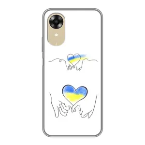 Чохол для Патріота України Oppo A17k - (AlphaPrint) (Мир Україні)