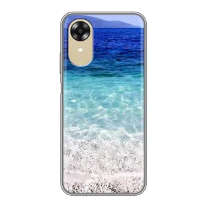 Силиконовый чехол с КАРТИНКАМИ лето для Oppo A17k (AlphaPrint) (Море)