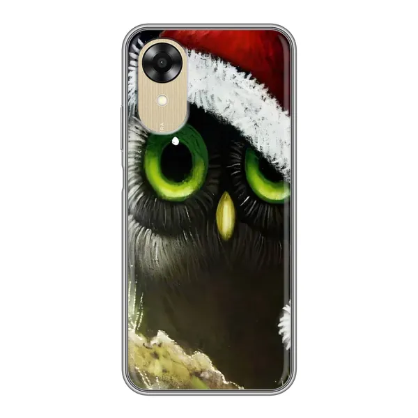 Чехол с принтом «Новогодняя Сова» для OPPO A17k