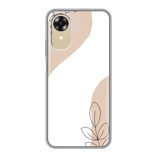 Чехол с принтом «Нюдовая веточка абстракция» для OPPO A17k Чехол с принтом «Нюдовая веточка абстракция» для OPPO A17k
