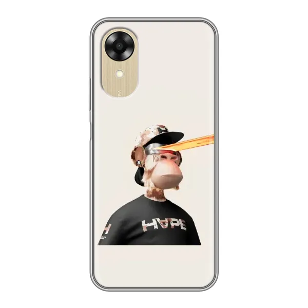 Чохол з принтом «мавпа NFT в окулярах» для OPPO A17k