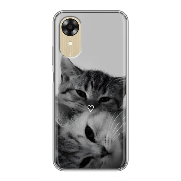 Чохол з принтом «Пара котів» для OPPO A17k Чохол з принтом «Пара котів» для OPPO A17k
