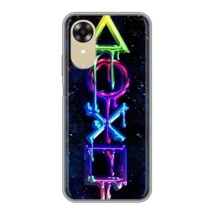 Чехлы с тематикой Киберспорт для Oppo A17k (VPrint) (Pleystation лого)