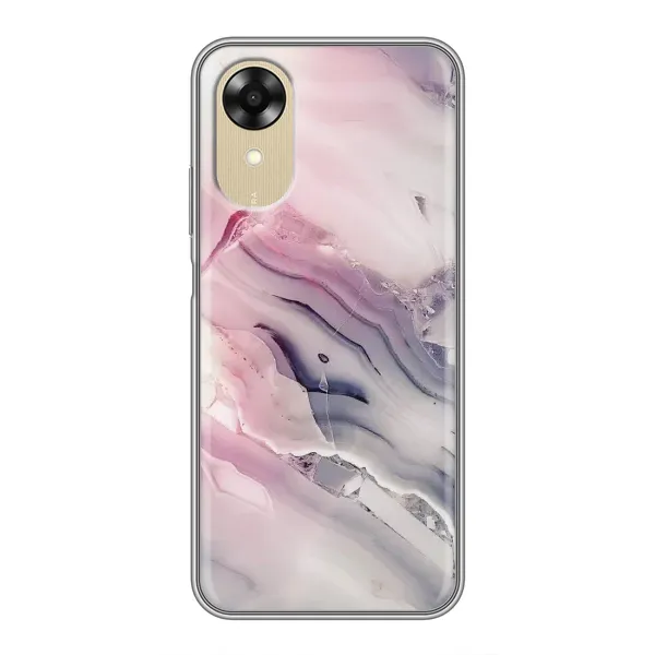 Чехол с принтом «Пурпурный Мрамор» для OPPO A17k