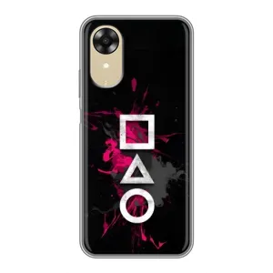 Чохол Гра в кальмара для Oppo A17k (Символи Гра кальмара)