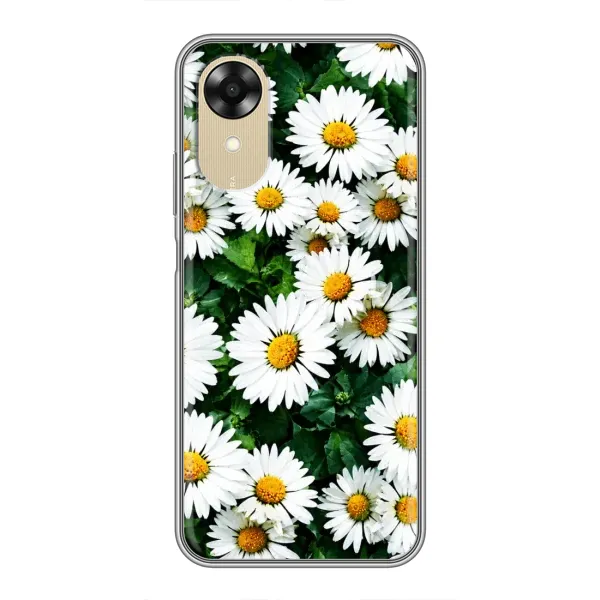 Чехол с принтом «Ромашки» для OPPO A17k