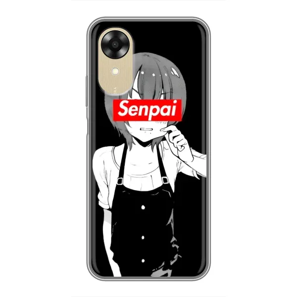 Чехол с принтом «Senpai» для OPPO A17k Чехол с принтом «Senpai» для OPPO A17k