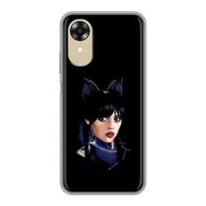 Чехлы Венсдей на Oppo A17k Уэнсдей (AlphaPrint)