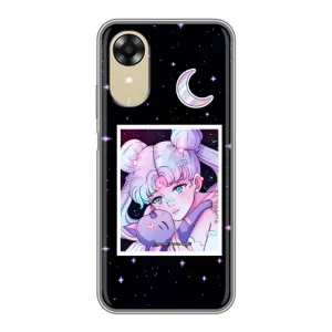 Чехлы Персонажи Аниме Наруто для Oppo A17k (AlphaPrint) (Сейлор Мун)