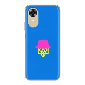 Чохли для Oppo A17k Укр. Символіка (AlphaPrint) (Шапка на гербу)