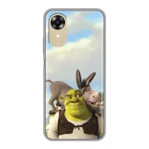 Чохол з мультфільмом Шрек на Oppo A17k (Шрек та Осел)