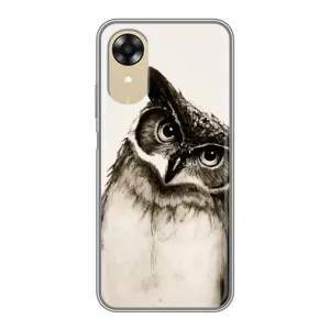 Чехол с птицами на Oppo A17k (VPrint) (Сова)
