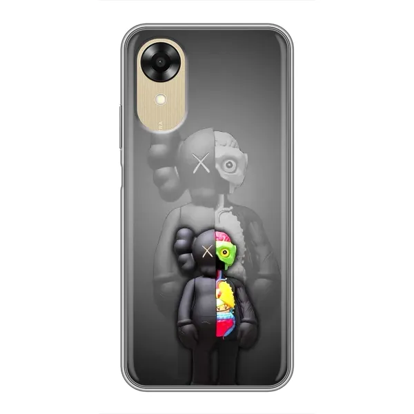 Чехол с принтом «Тело Bearbrick» для OPPO A17k