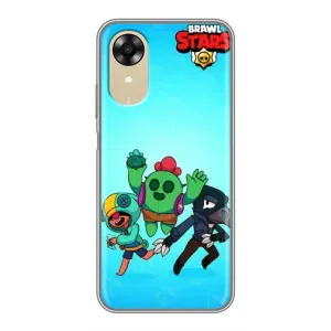 Чехлы Brawl Stars для Oppo A17k (AlphaPrint) (Трио героев)