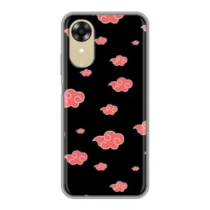 Чехлы Персонажи Аниме Наруто для Oppo A17k (AlphaPrint) (Тучки Аниме)