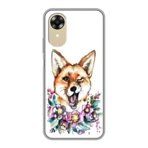 Чохли з картинкою Лисичка для Oppo A17k (VPrint) (Весела лисичка)