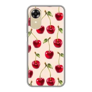 Чехлы с Фруктами для Oppo A17k (VPrint) (Вишня)