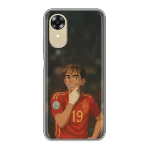 Чехол с футболистом Ламин Ямаль Oppo A17k (Ямаль аниме)