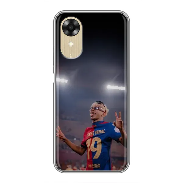 Чехол с принтом «Ямаль на стадионе» для OPPO A17k