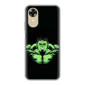 Чехлы с героями Марвел Oppo A17k (VPrint) (Зелёный Халк)
