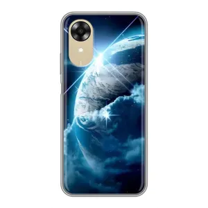 Космические Чехлы для Оппо А17к (VPrint) (Земля с космоса)
