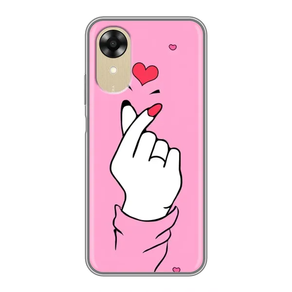 Чехол с принтом «Знак Love» для OPPO A17k Чехол с принтом «Знак Love» для OPPO A17k