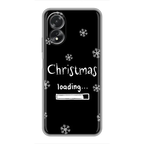 Чохол з принтом «Christmas loading» для OPPO A18
