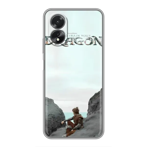 Чохол з принтом «Дракон лого» для OPPO A18