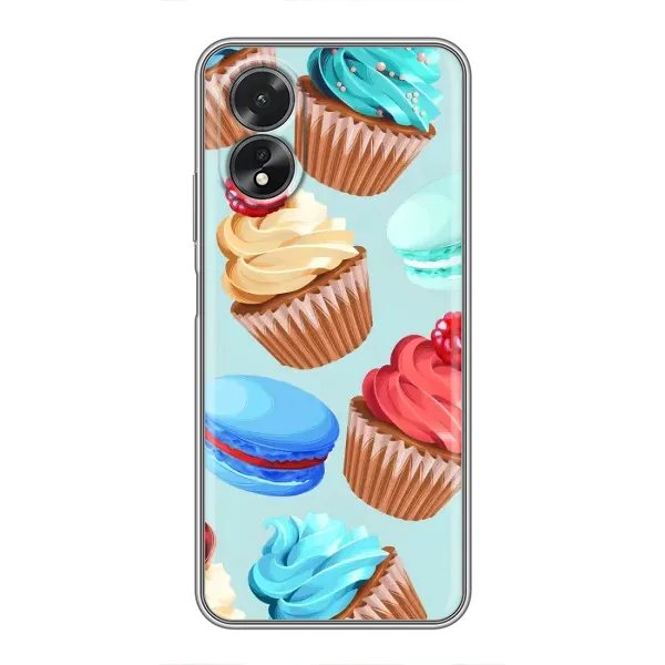 Чохол з принтом «Кексики» для OPPO A18 Чохол з принтом «Кексики» для OPPO A18