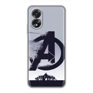 Чохли з героями Марвел Oppo A18 (VPrint) (Команда А)