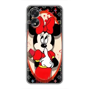 Чехол Disney Mouse Oppo A18 (PREMIUMPrint) (Минни Маус ЛВ)