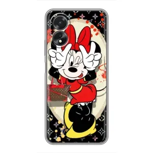 Чехол Disney Mouse Oppo A18 (PREMIUMPrint) (Минни peace)
