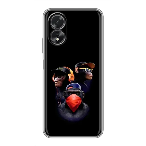 Чохол з принтом «Три мавпи» для OPPO A18 Чохол з принтом «Три мавпи» для OPPO A18