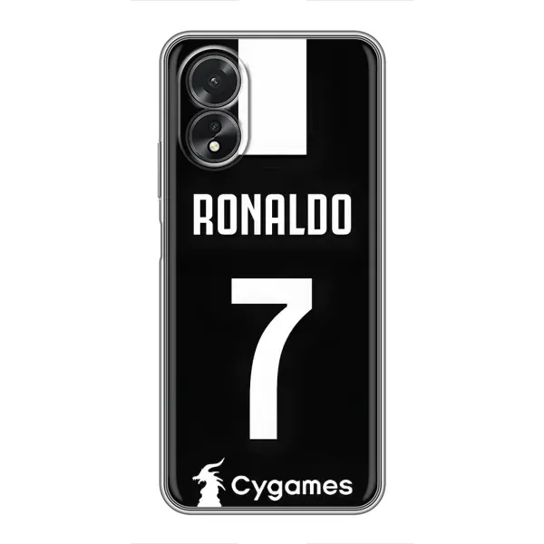 Чохол з принтом «RONALDO 7» для OPPO A18