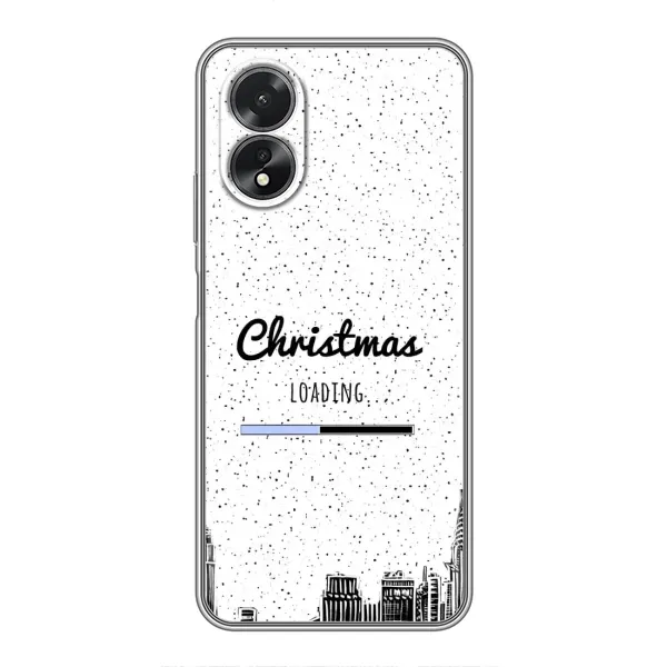 Чохол з принтом «Різдво завантажується» для OPPO A18