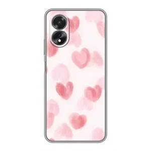 Чохол з розовим принтом для Oppo A18