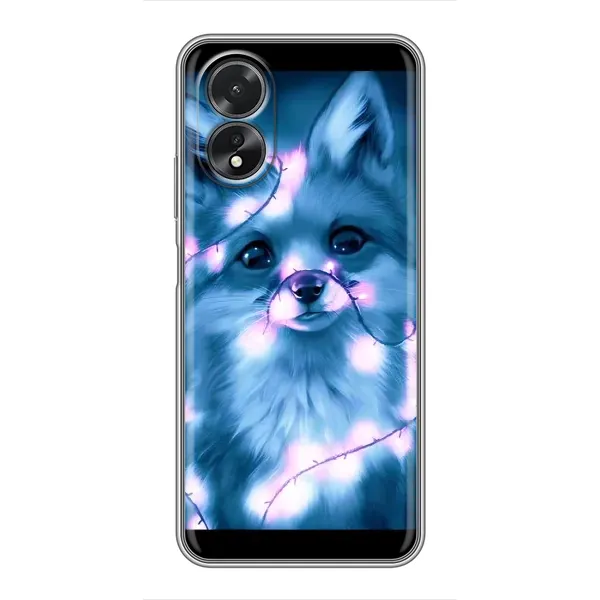 Чехол с принтом «Яркая лисичка» для OPPO A18