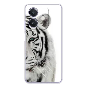 Чохли з картинкою животних OPPO A3 (Білий Тигр)
