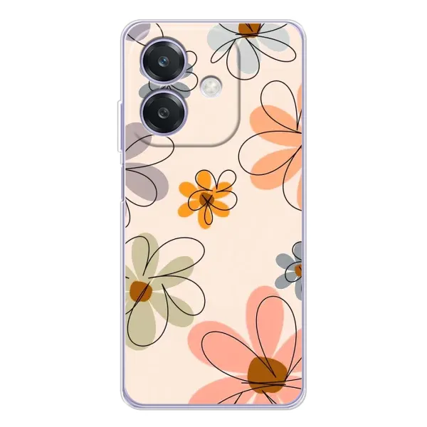 Чохол з принтом «Кольорові квіти» для OPPO A3 Чохол з принтом «Кольорові квіти» для OPPO A3