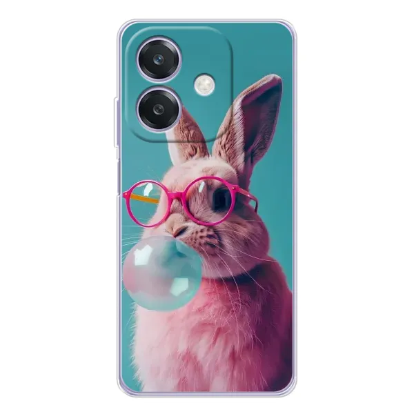 Чехол с принтом «Кролик в очках» для OPPO A3