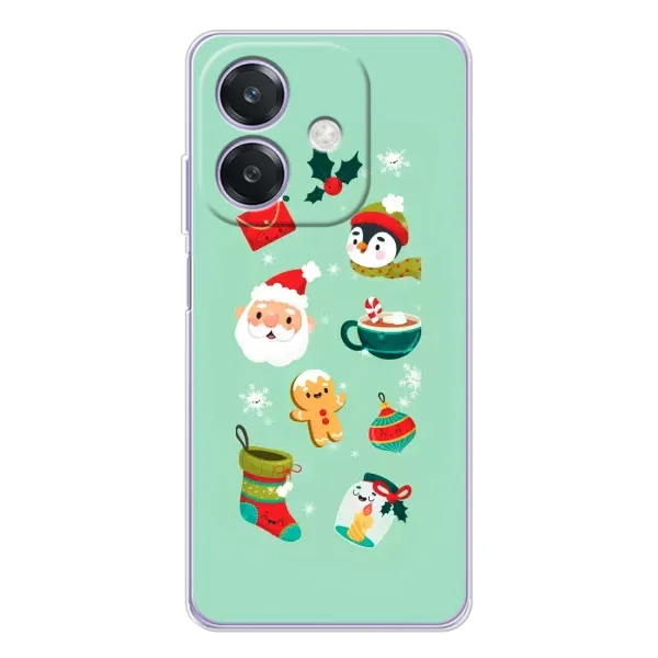 Чехол с принтом «Настроение НГ» для OPPO A3