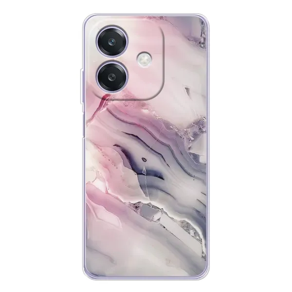 Чохол з принтом «Пурпурний Мрамор» для OPPO A3