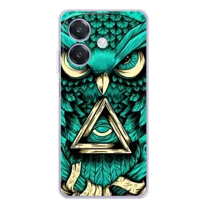 Чохол з пташками на OPPO A3 (VPrint) (Сова з оком)