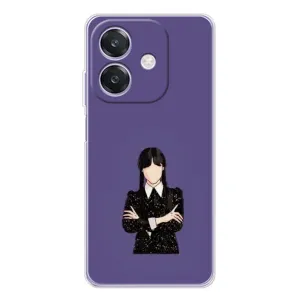 Чохли Венсдей на OPPO A3 Уенсдей (AlphaPrint) (Венздей у чорному)